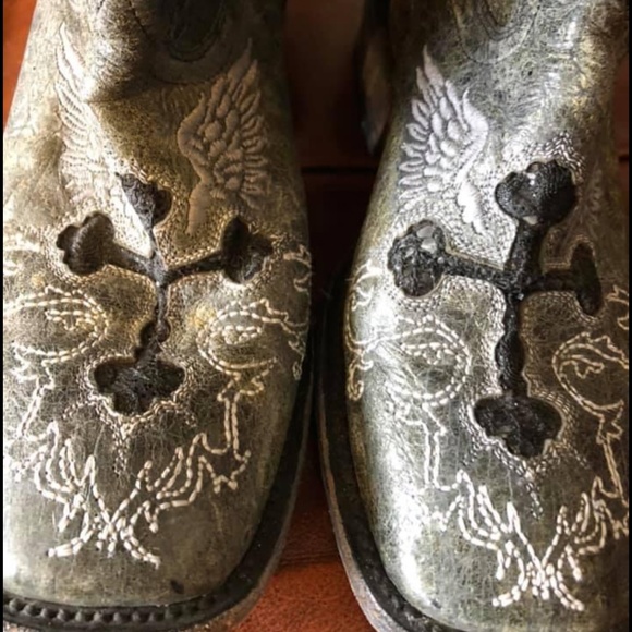 Rockin leather womans boots 7 - Picture 2 of 3